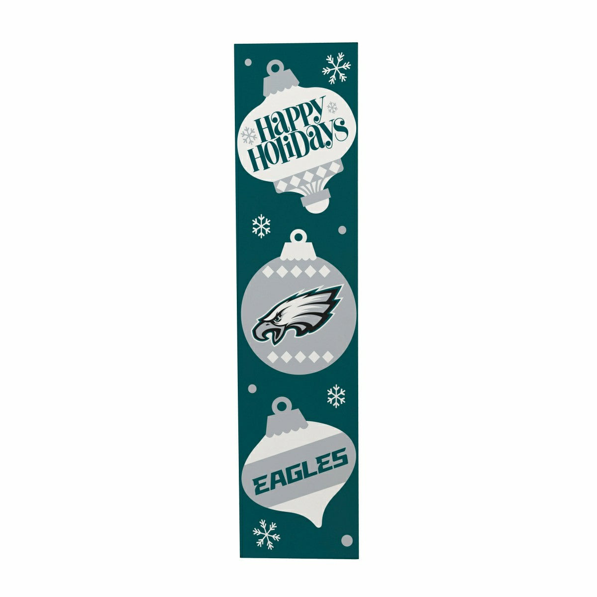 47" Double Sided Leaner, Philadelphia Eagles, Christmas - NFL Home