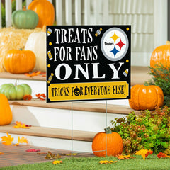 Pittsburgh Steelers Coroplast Yard Sign, Halloween Treats for Fans - NFL Home