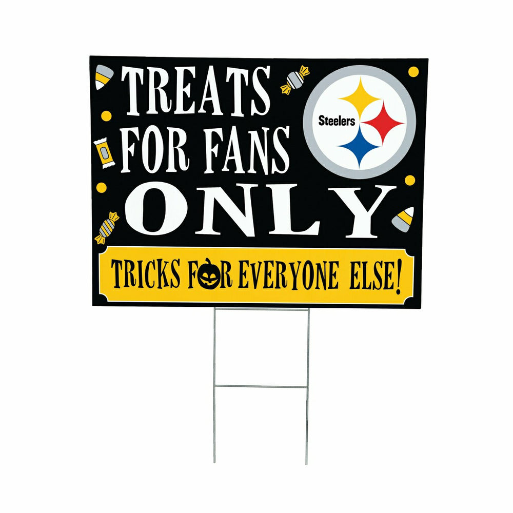 Pittsburgh Steelers Coroplast Yard Sign, Halloween Treats for Fans - NFL Home