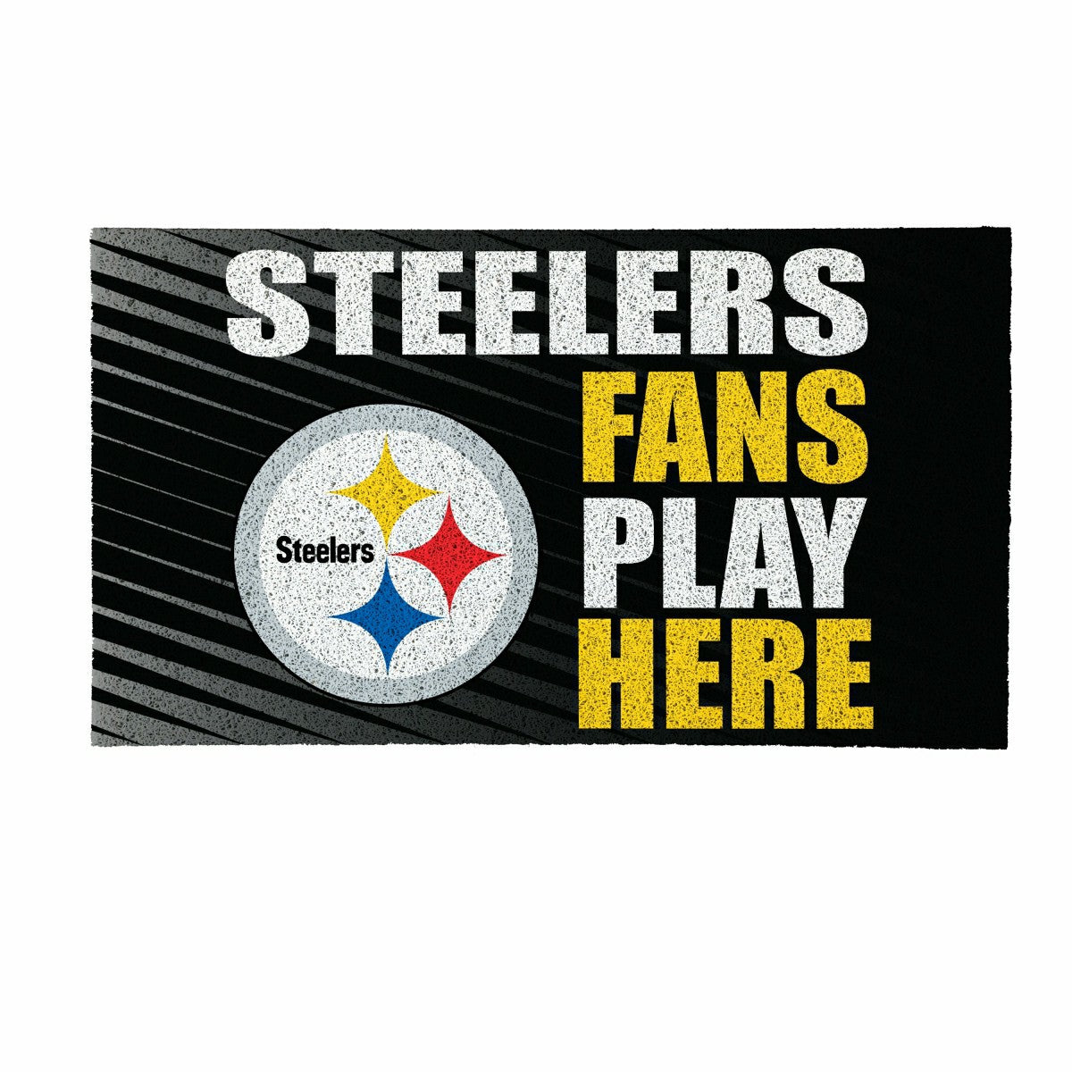 Pittsburgh Steelers Fan Mat, 28"x16" - NFL