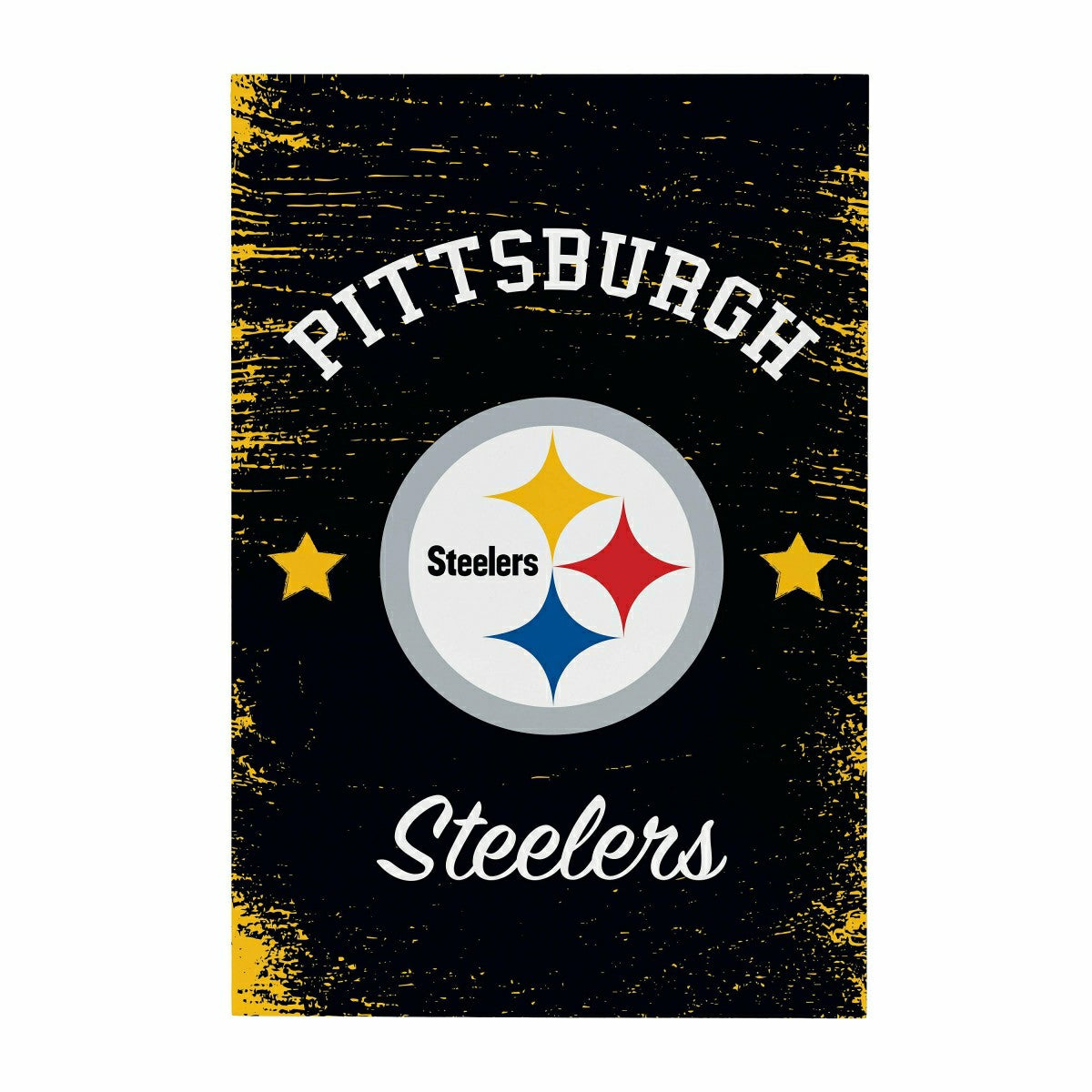 Pittsburgh Steelers Wood Wall Sign, 16x24 - NFL Home