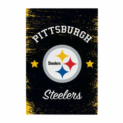 Pittsburgh Steelers Wood Wall Sign, 16x24 - NFL Home