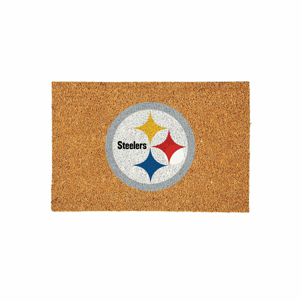 Pittsburgh Steelers Large Full Color Coir Mat, 36"x24" - NFL