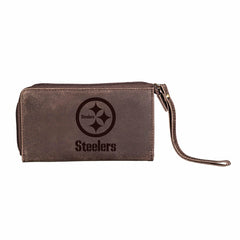 Wristlet Wallet, Brown, Pittsburgh Steelers - NFL Home