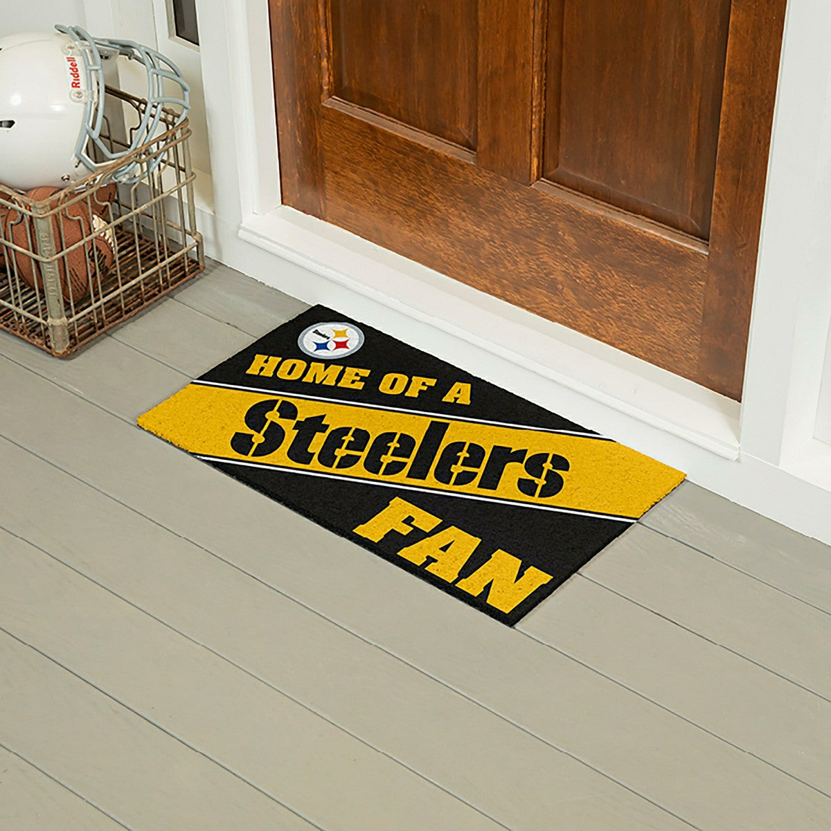 Pittsburgh Steelers, PVC Mat COLOR, Home of a Fan - NFL