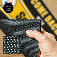 28" x 16" PVC Trapper Mat, Come Back with Tickets, Pittsburgh Steelers - NFL