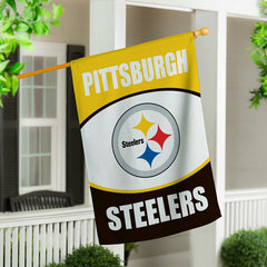 Pittsburgh Steelers Suede Flag, House - NFL
