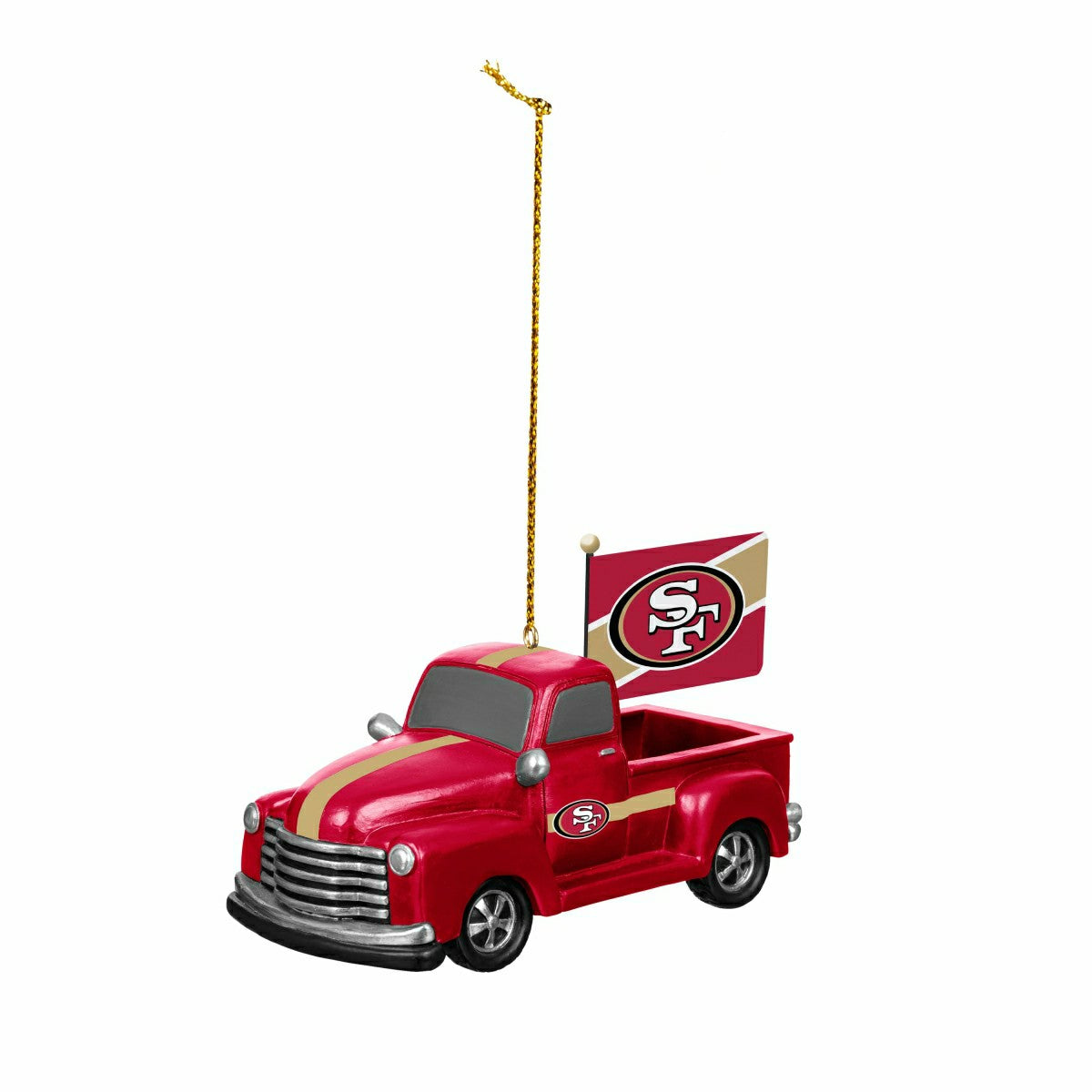 San Francisco 49ers Mini Tabletop Rally Truck, Set of 2 - NFL Home