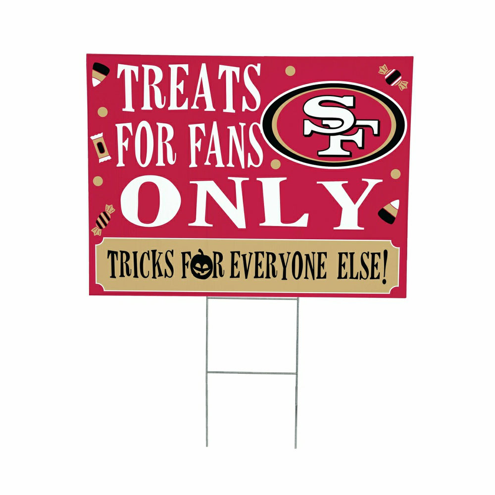 San Francisco 49ers Yard Sign, Halloween Treats for Fans - NFL Home