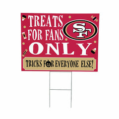 San Francisco 49ers Yard Sign, Halloween Treats for Fans - NFL Home