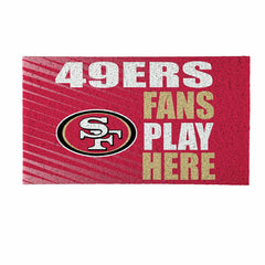San Francisco 49ers Fan Mat, 28"x16" - NFL