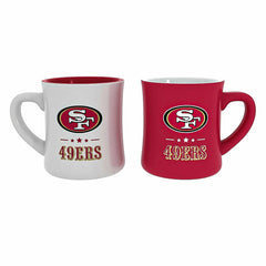 San Francisco 49ers 10oz Ceramic Cup Set, 2pc - NFL