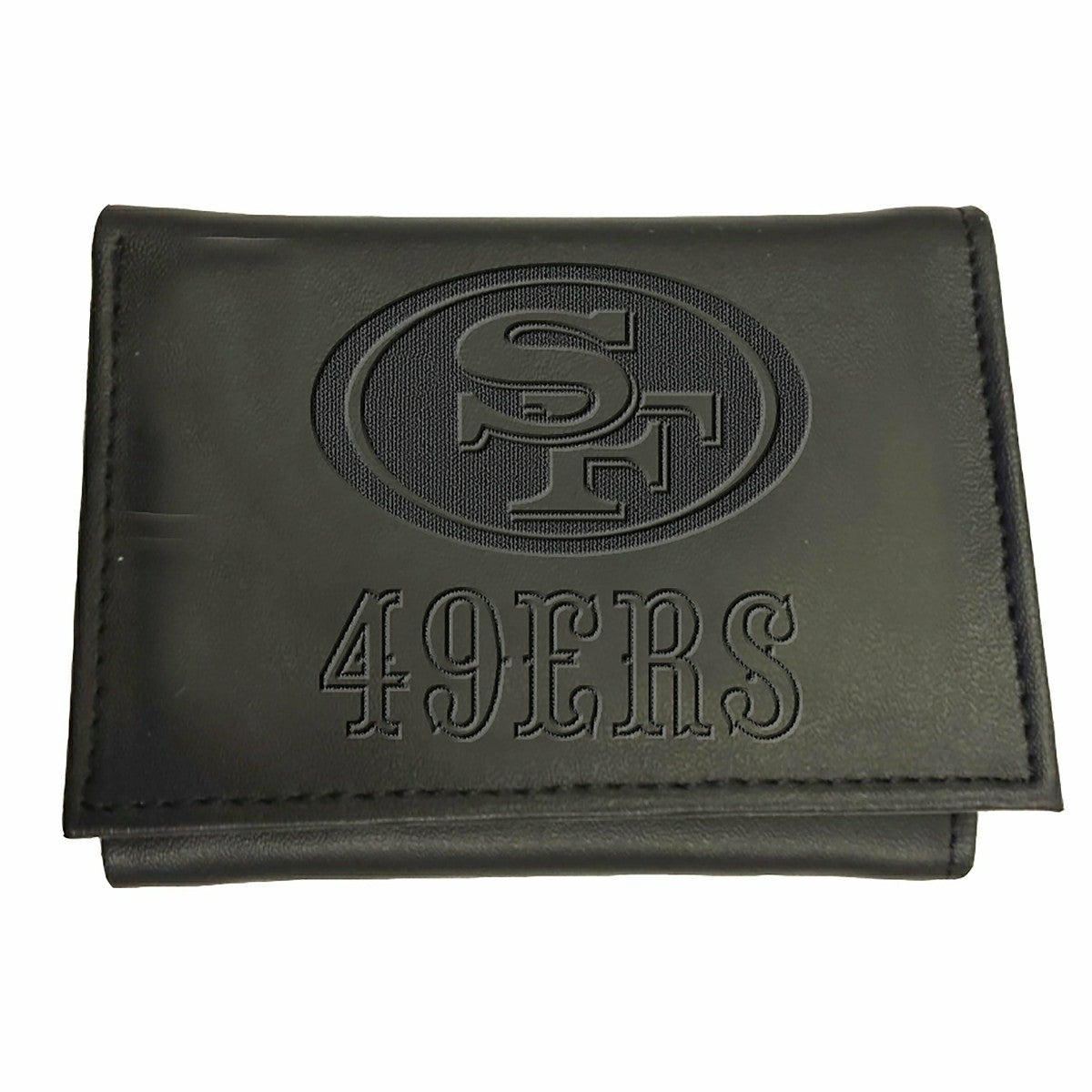 San Francisco 49ers, Tri-Fold Wallet, Black - NFL Home