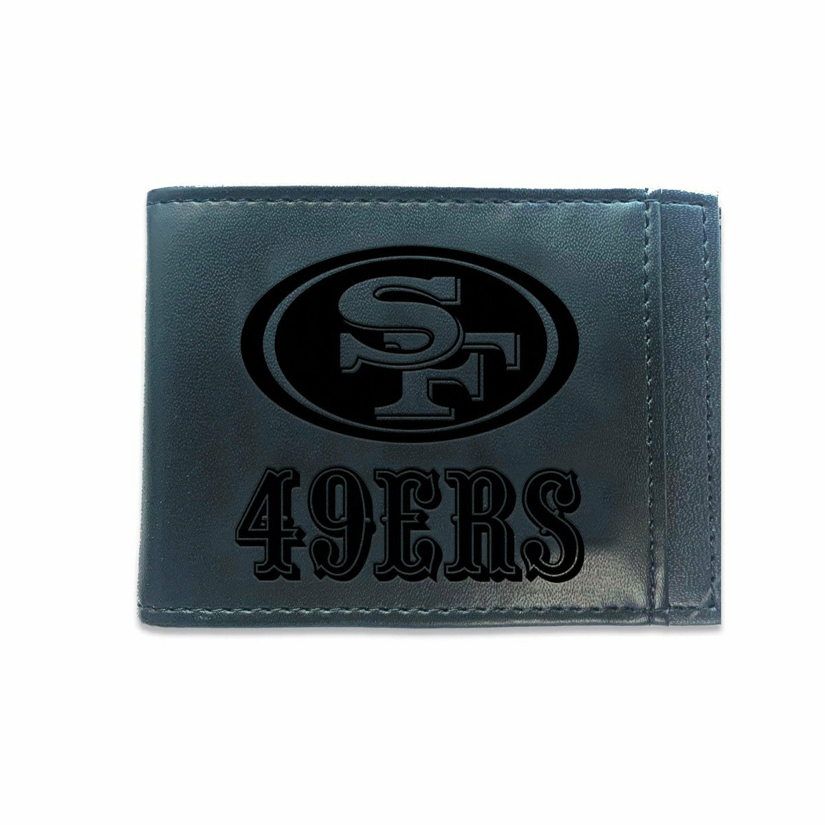 Front Pocket Wallet w/ RFID Blocking, San Francisco 49ers, Black - NFL Home