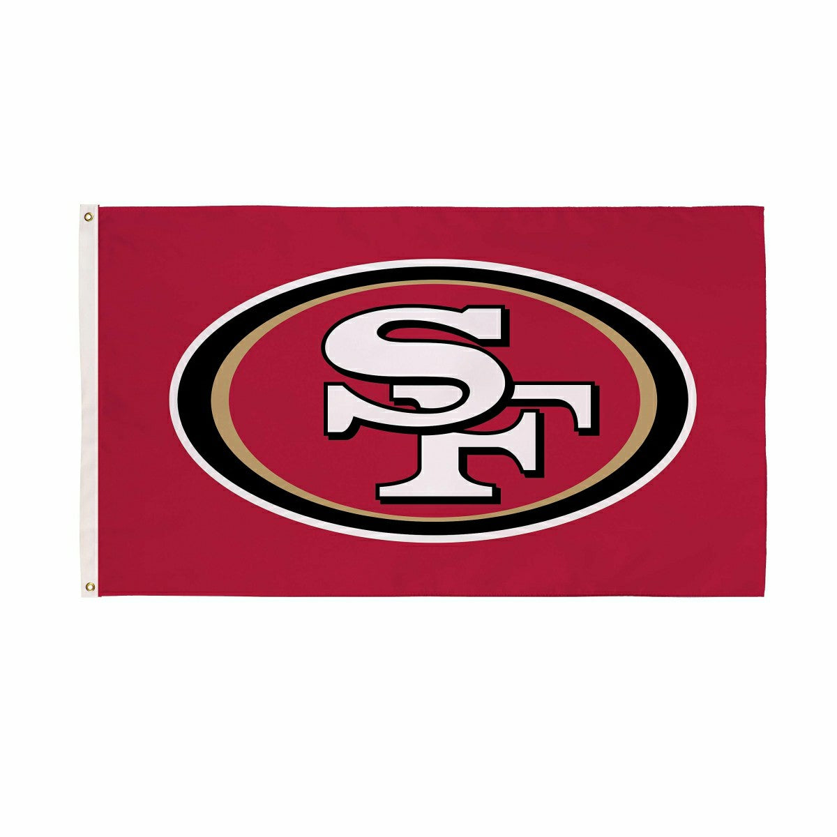 San Francisco 49ers Single Sided Estate Flag with 2 Grommets, 3'x5' - NFL Home