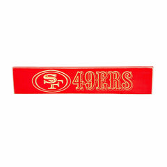 San Francisco 49ers Engraved Wood Sign, 49ers 3.5" x 18" - NFL Home