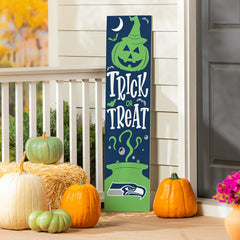 47" Double Sided Leaner, Seattle Seahawks, Halloween - NFL Home