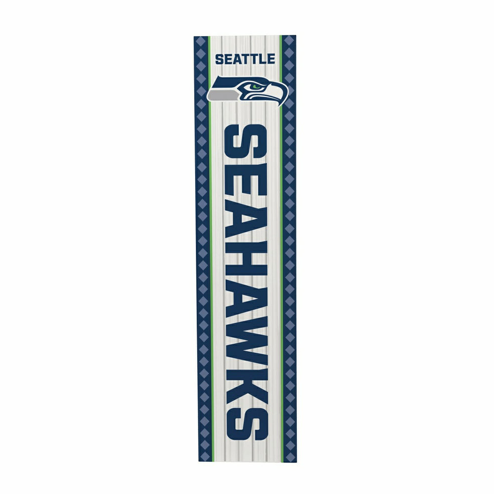 47" Double Sided Leaner, Seattle Seahawks, Christmas - NFL Home