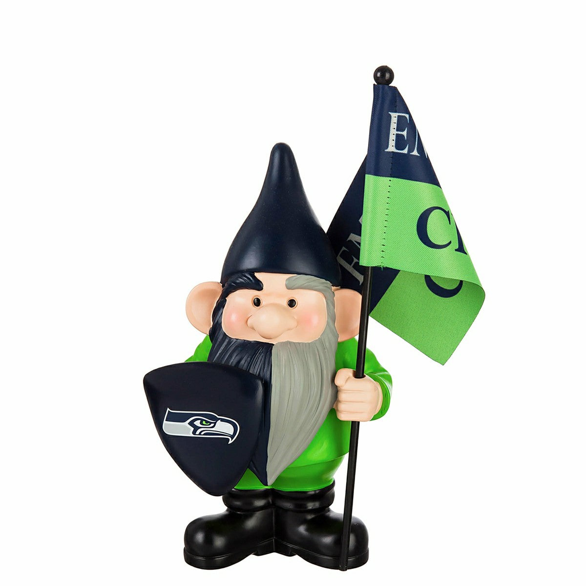 Seattle Seahawks, Flag Holder Gnome - NFL Home