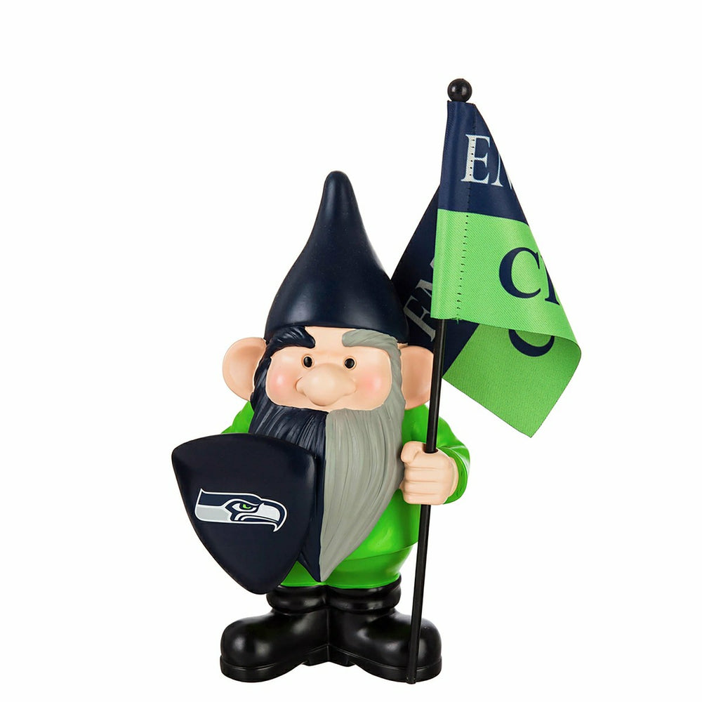 Seattle Seahawks, Flag Holder Gnome - NFL Home