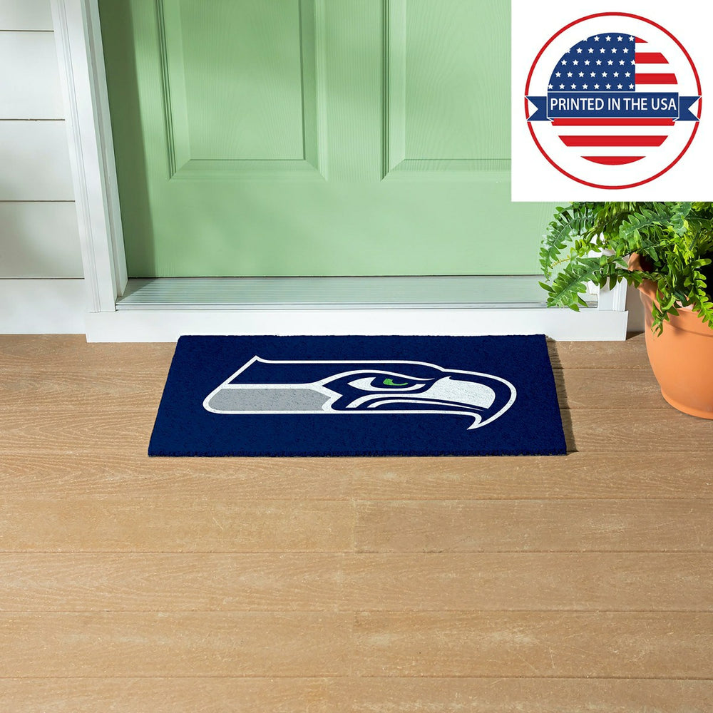 Full Color PVC Mat, 16" x 28", Seattle Seahawks - NFL