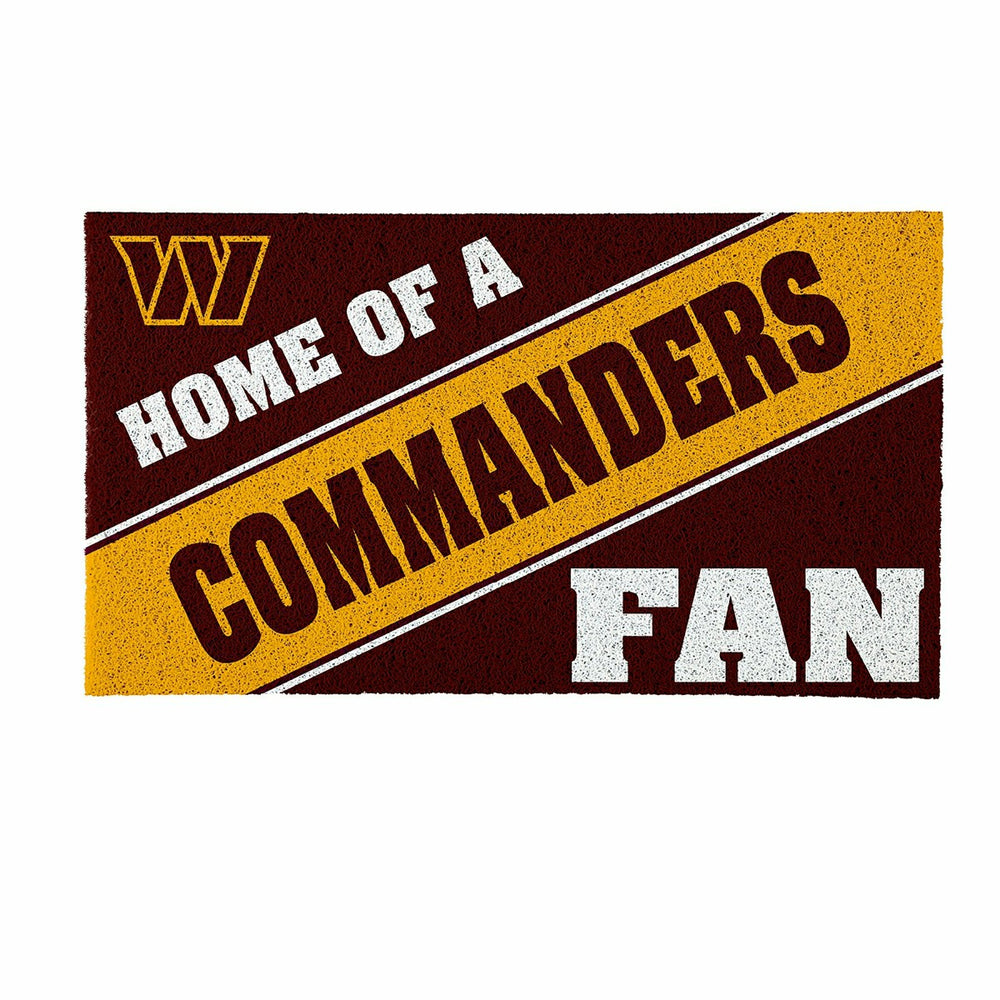 Washington Commanders, PVC Mat COLOR, Home of a Fan - NFL