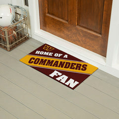 Washington Commanders, PVC Mat COLOR, Home of a Fan - NFL