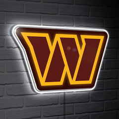 Washington Commanders LED Wall Decor, Glazelite, Logo - NFL Home