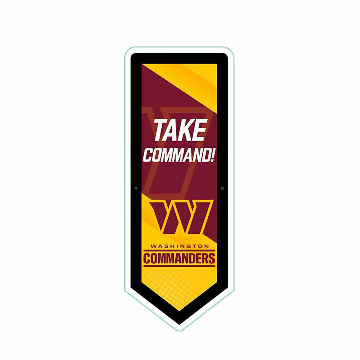 LED Wall Decor, Pennant, Washington Commanders - NFL Home