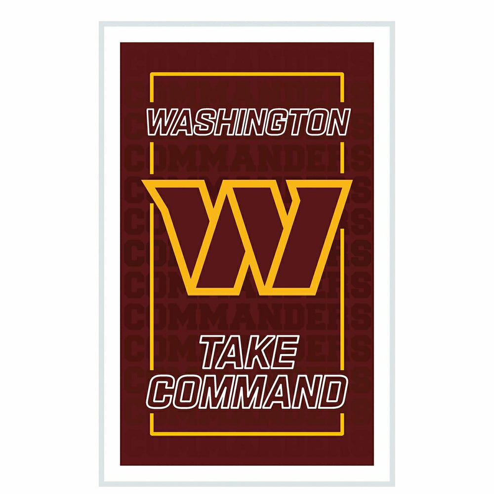 Washington Commanders NFL Football Rectangle Neolite LED Decor - NFL Home
