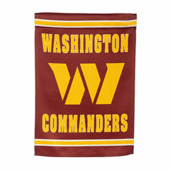 Washington Commanders Embossed Suede Garden Flag - NFL Home