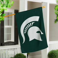 Michigan State University Applique House Flag - Home Collegiate