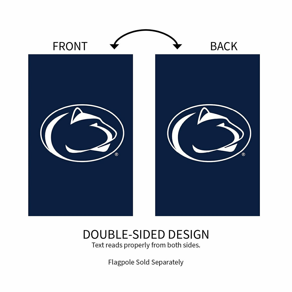 Applique Flag, Reg, Penn State - Home Collegiate