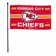Kansas City Chiefs Single Sided Estate Flag with 2 Grommets, 3'x5' - Home