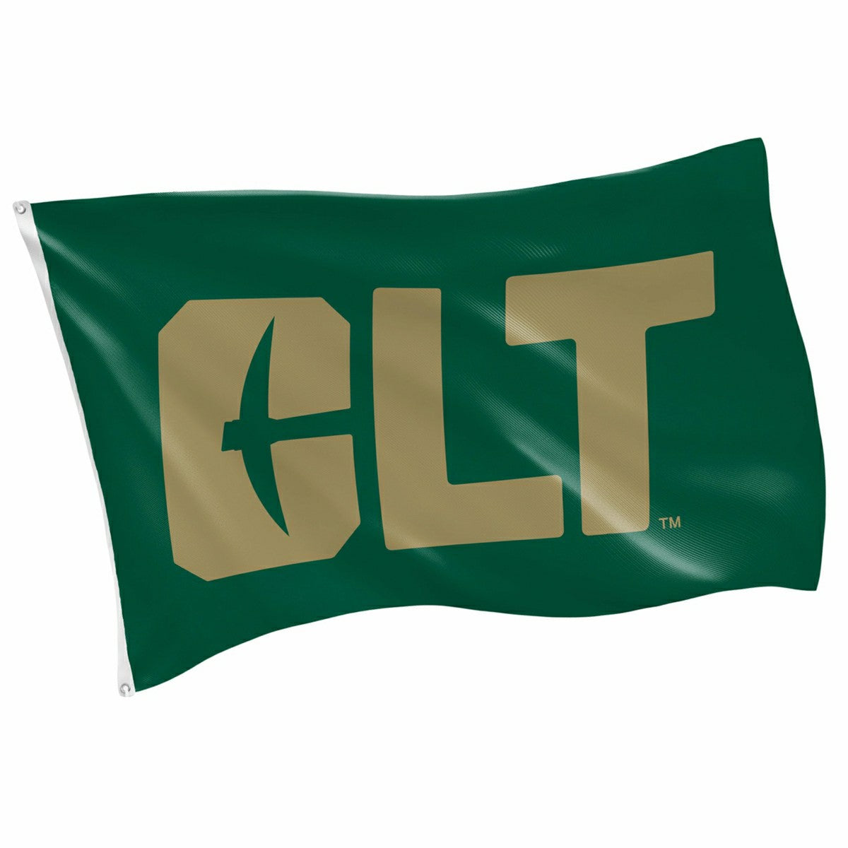 University of North Carolina, Charlotte Single Sided Flag w/ 2 Grommet - Home