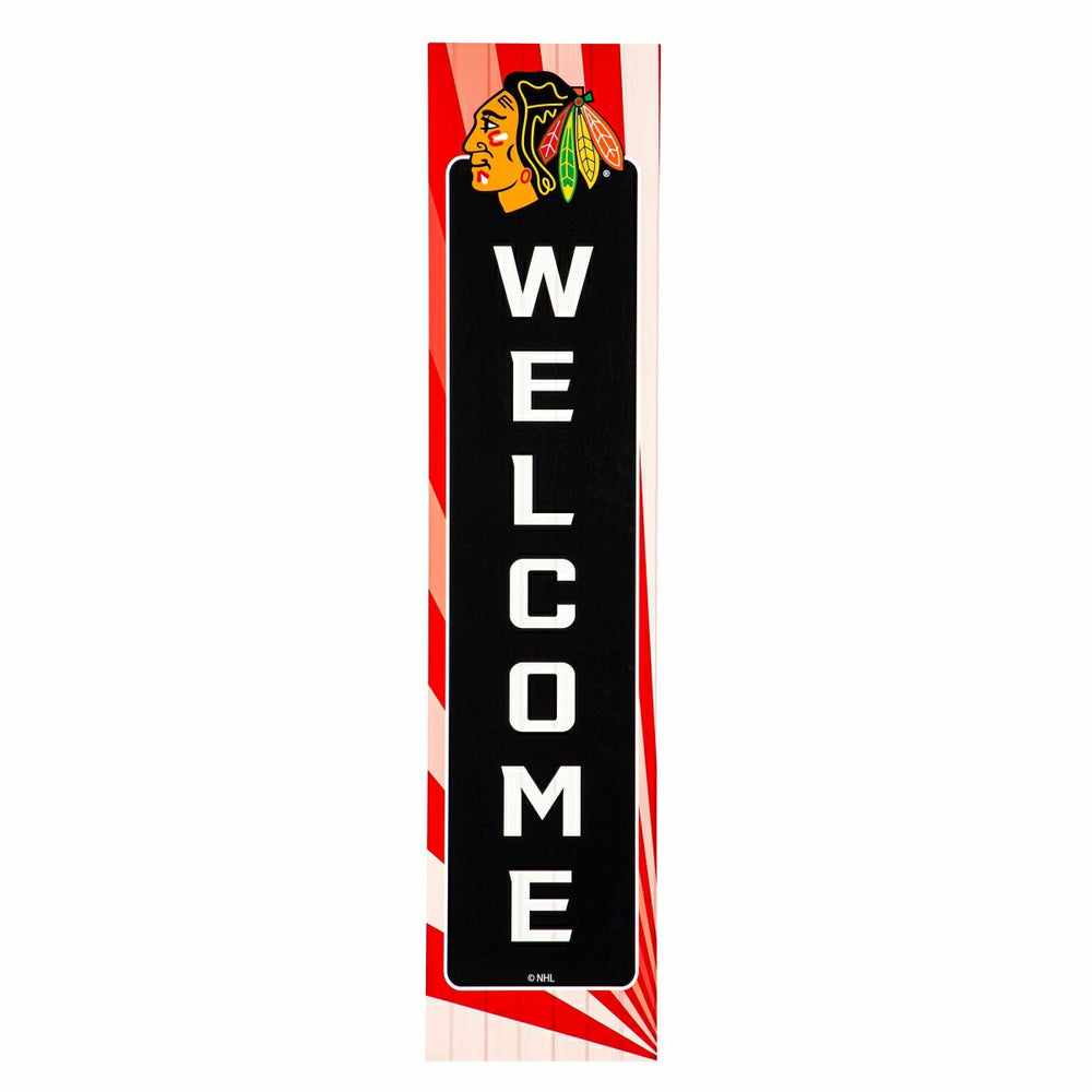 Chicago Blackhawks Summer Seasonal Single Sided Large Leaner, 46" - NHL Home