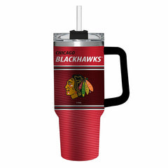 40oz Stainless Steel Canyon Cup w/ Straw, Chicago Blackhawks - NHL Home