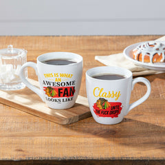 Ceramic Cup o' Java 17oz Gift Set, Chicago Blackhawks - NHL Home