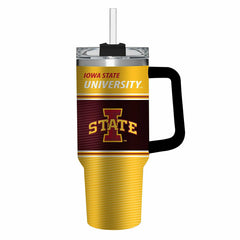 40oz Stainless Steel Canyon Cup w/ Straw, Iowa State University - Home Collegiate