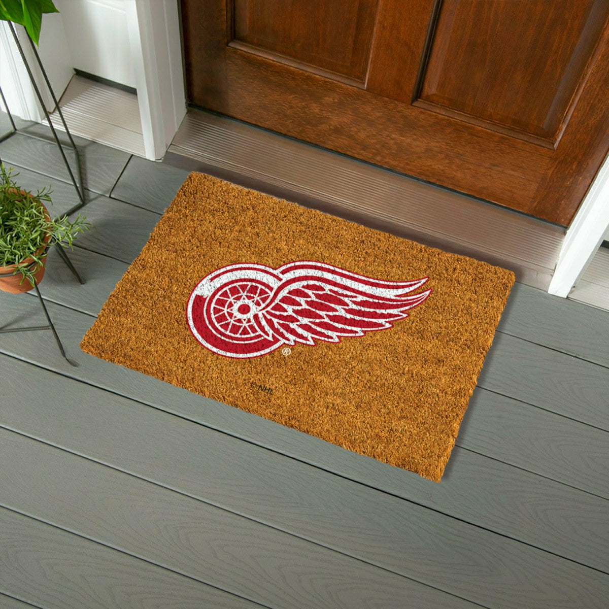 Coir Mat, 16"x28", Detroit Red Wings - NHL