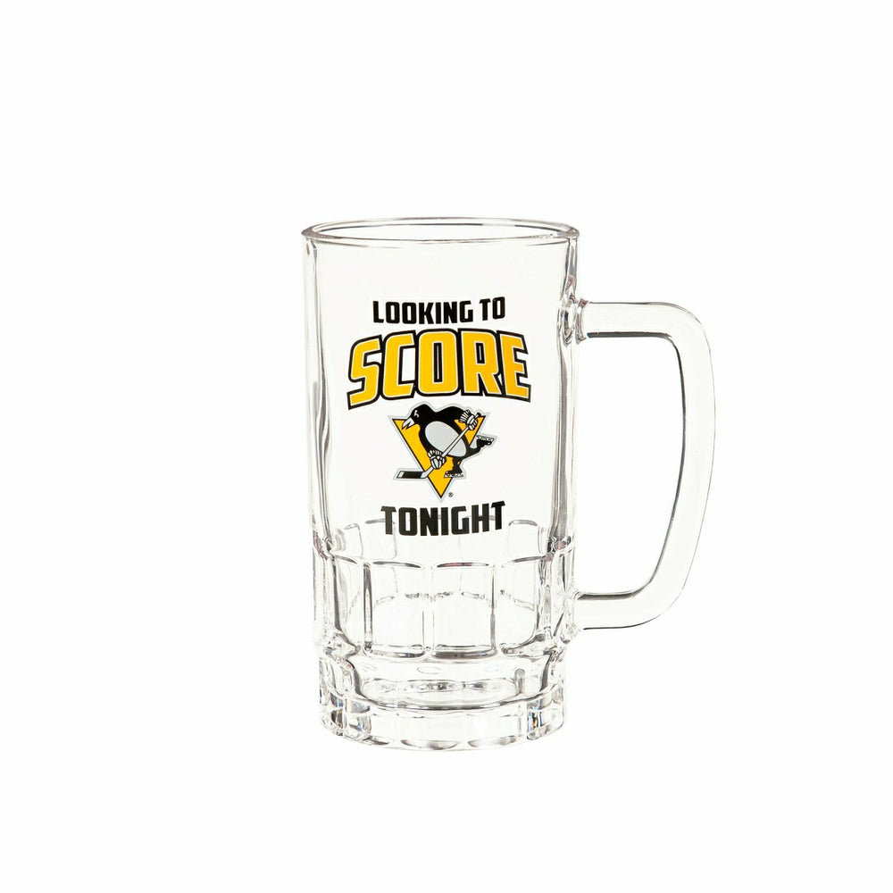 Stemless 17OZ Glass & Tankard 16OZ Gift Set, Pittsburgh Penguins - Home NHL