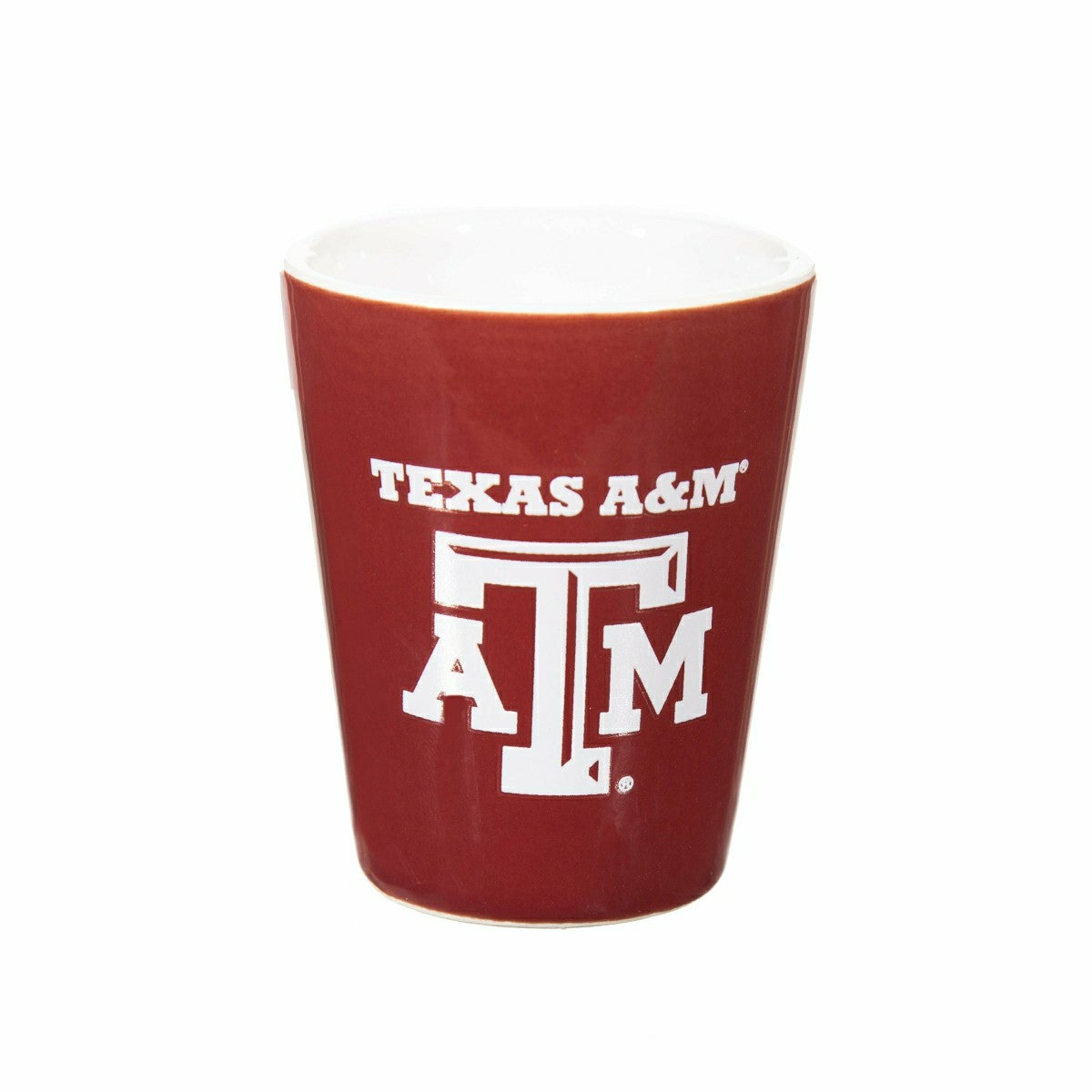 Texas A&M 4-Piece Ceramic and Glass 2oz. Shot Glass Set - Home Collegiate