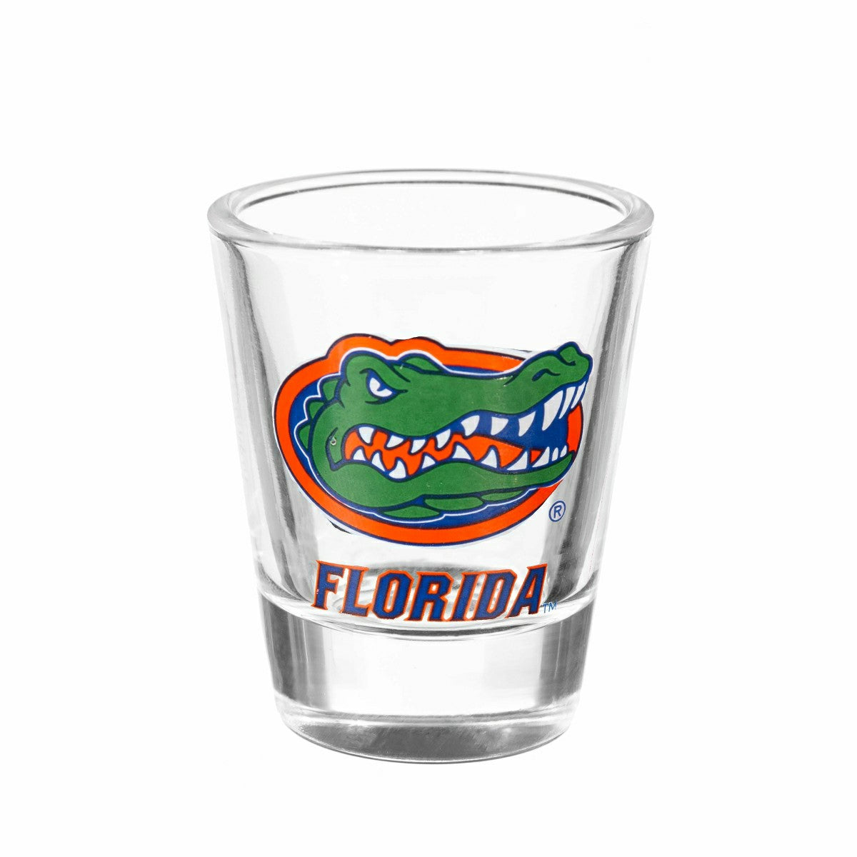 University of Florida 4-Piece Ceramic and Glass 2oz. Shot Glass Set - Home Collegiate