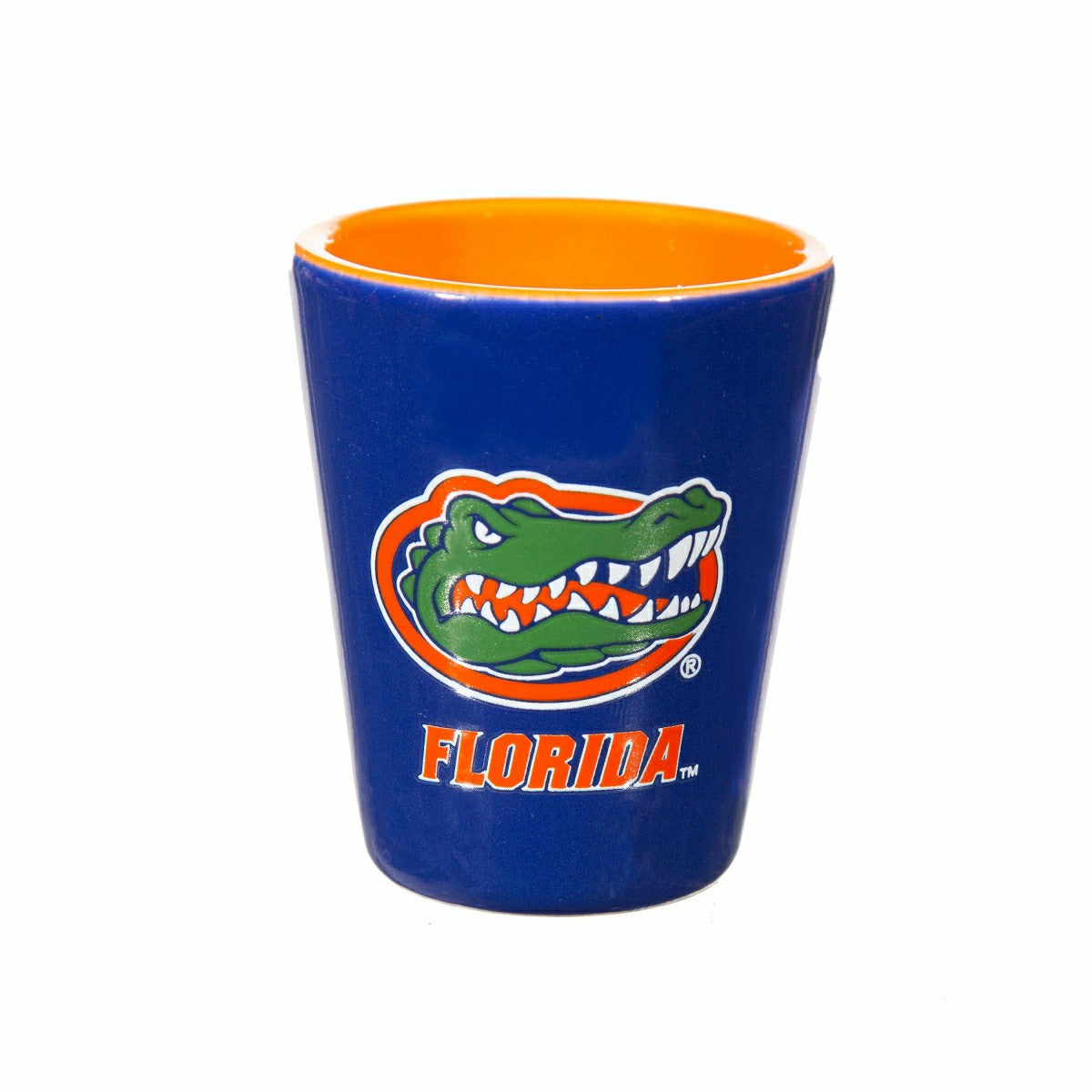 University of Florida 4-Piece Ceramic and Glass 2oz. Shot Glass Set - Home Collegiate