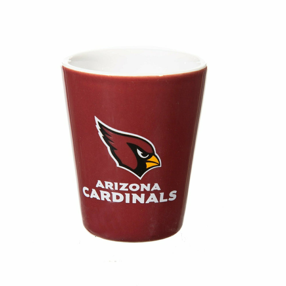 Arizona Cardinals 4-Piece Ceramic and Glass 2oz. Shot Glass Set - Home