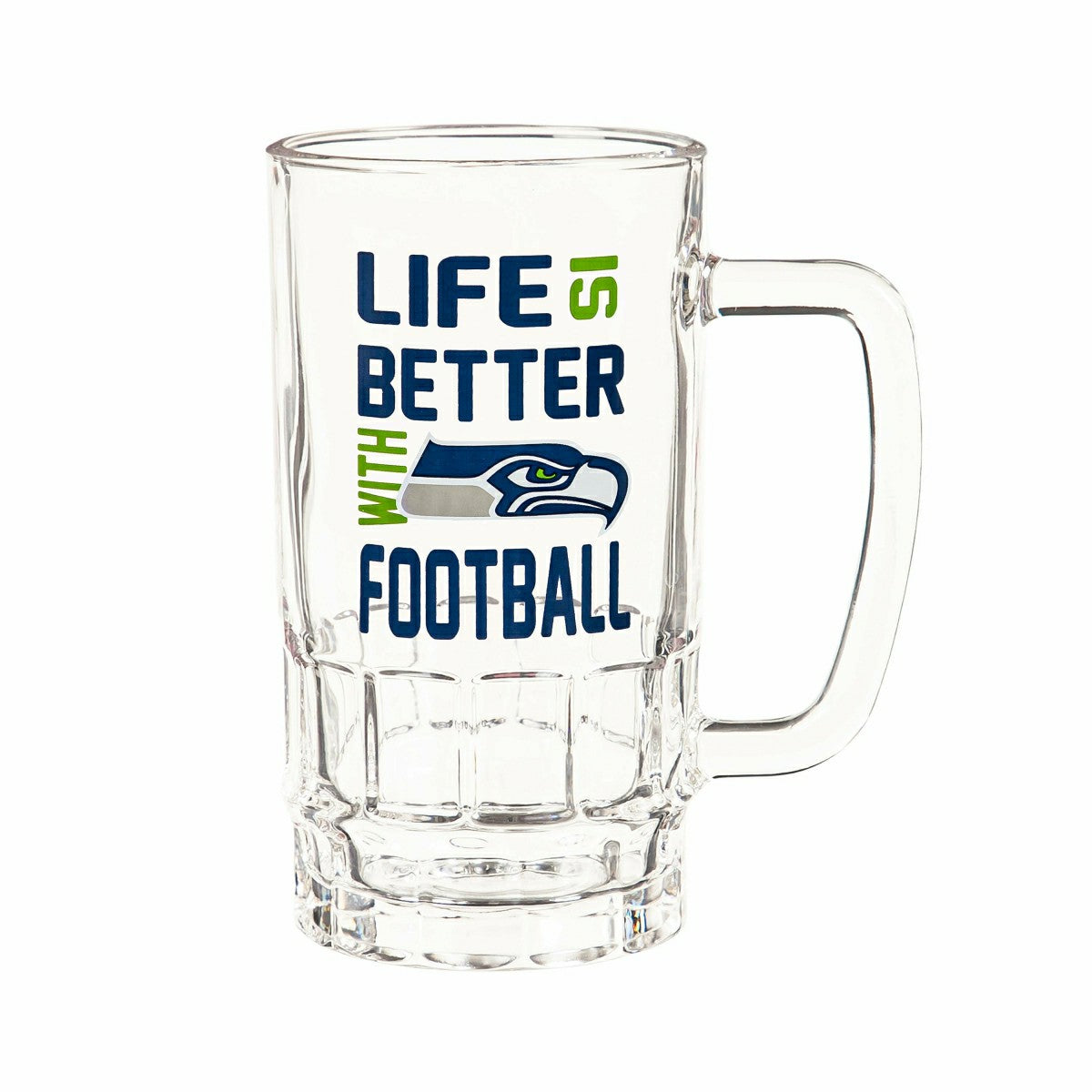 Glass Tankard Cup, with Gift Box, Seattle Seahawks - Home NFL