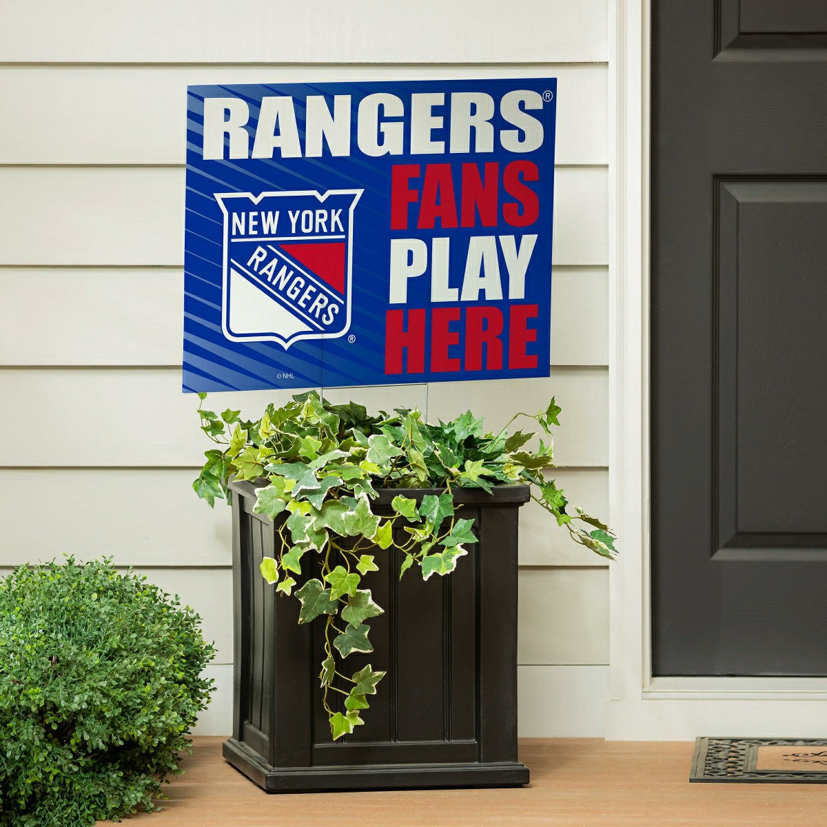 New York Rangers Coroplast Yard Sign "Fans Play Here" - NHL Home