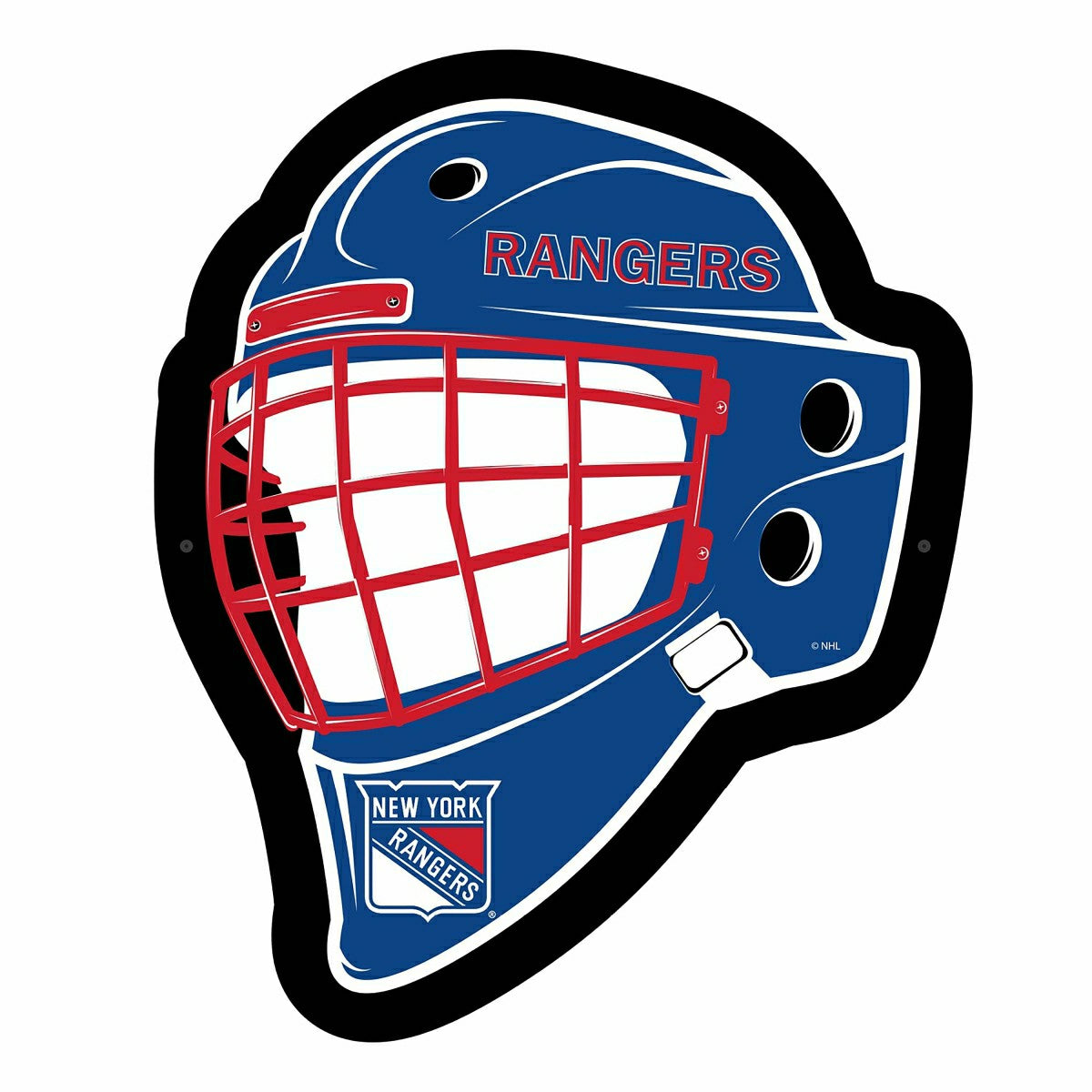 LED Wall Decor, Helmet, New York Rangers - NHL Home