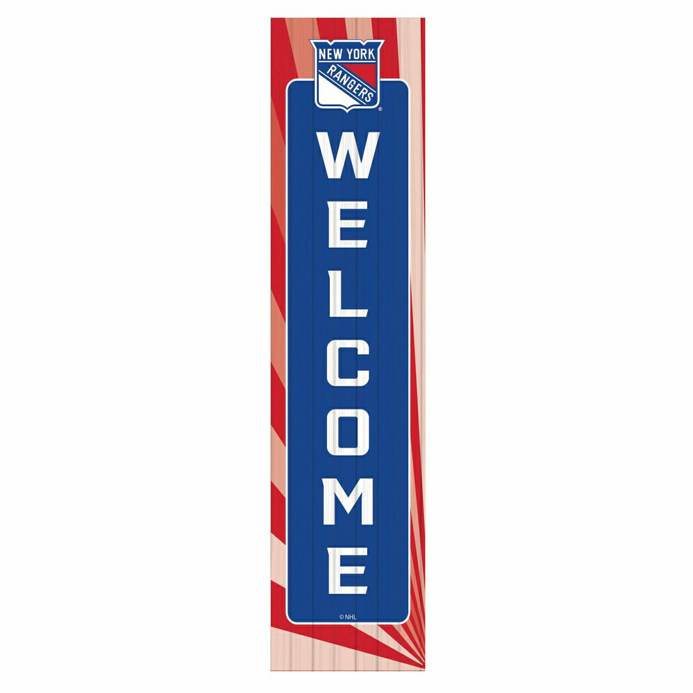 New York Rangers Summer Seasonal Single Sided Large Leaner, 46" - NHL Home