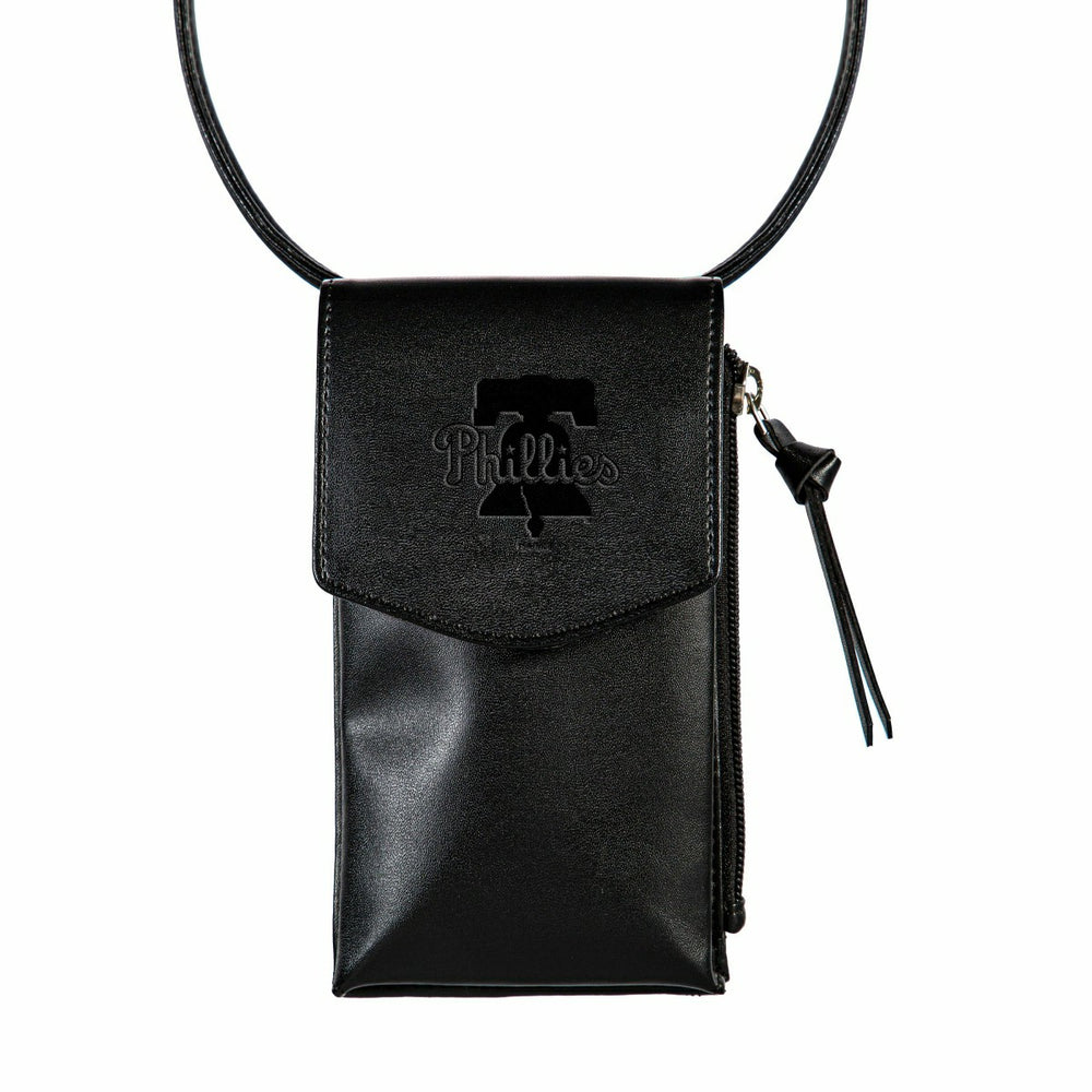 Philadelphia Phillies, Cross Body Wallet, Black - Home MLB